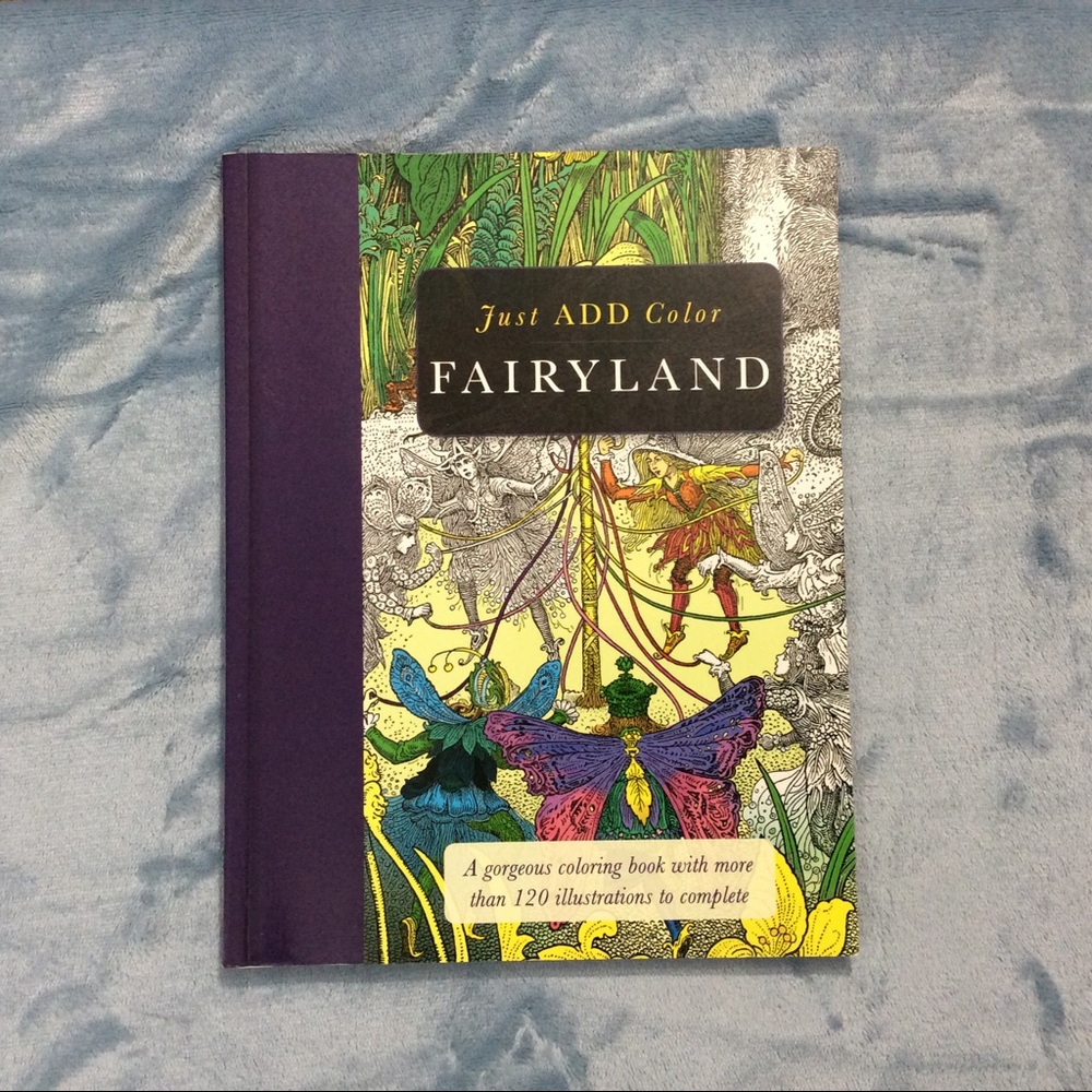 Fairy Land Adult Coloring book